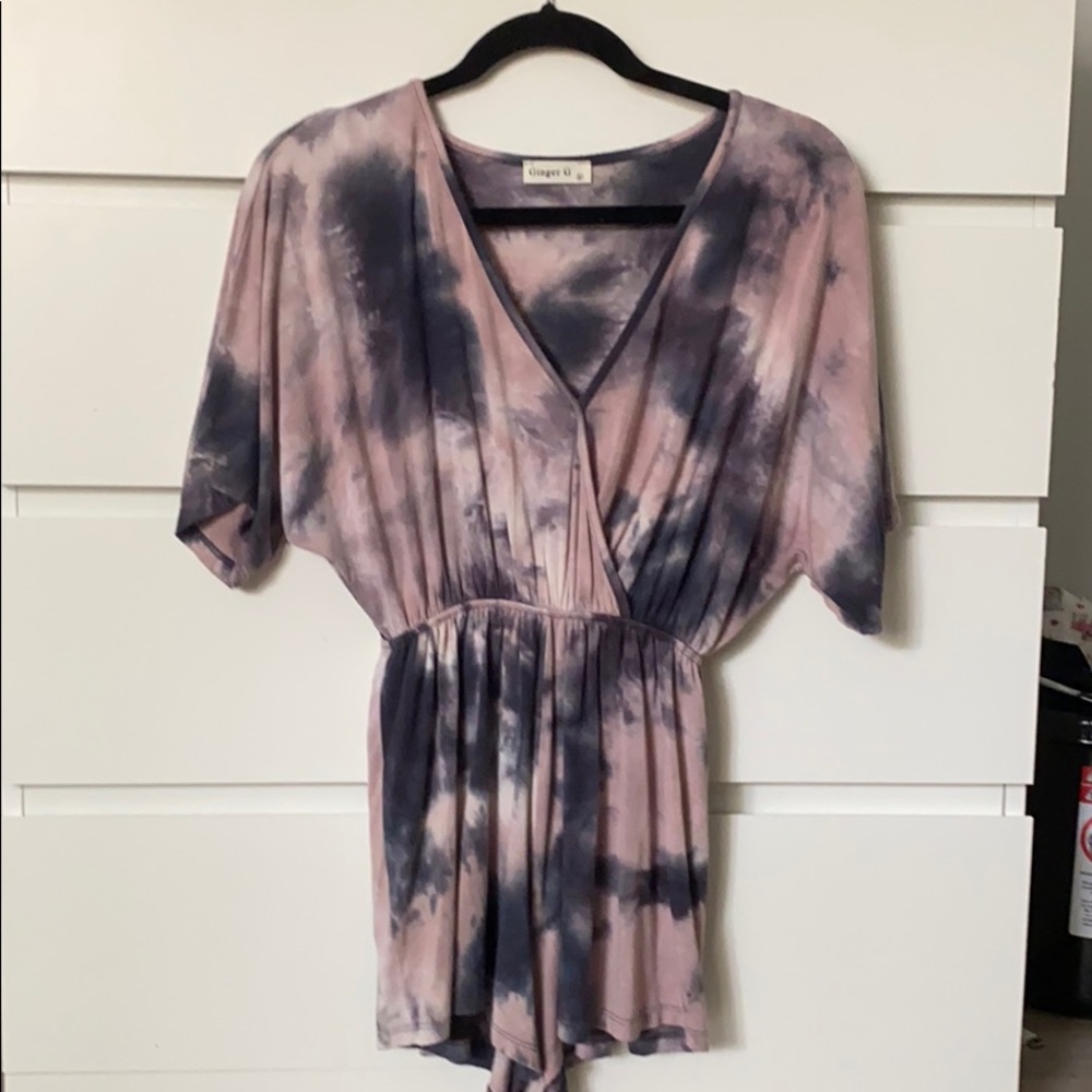 Ginger G Flowey romper ,warp romper